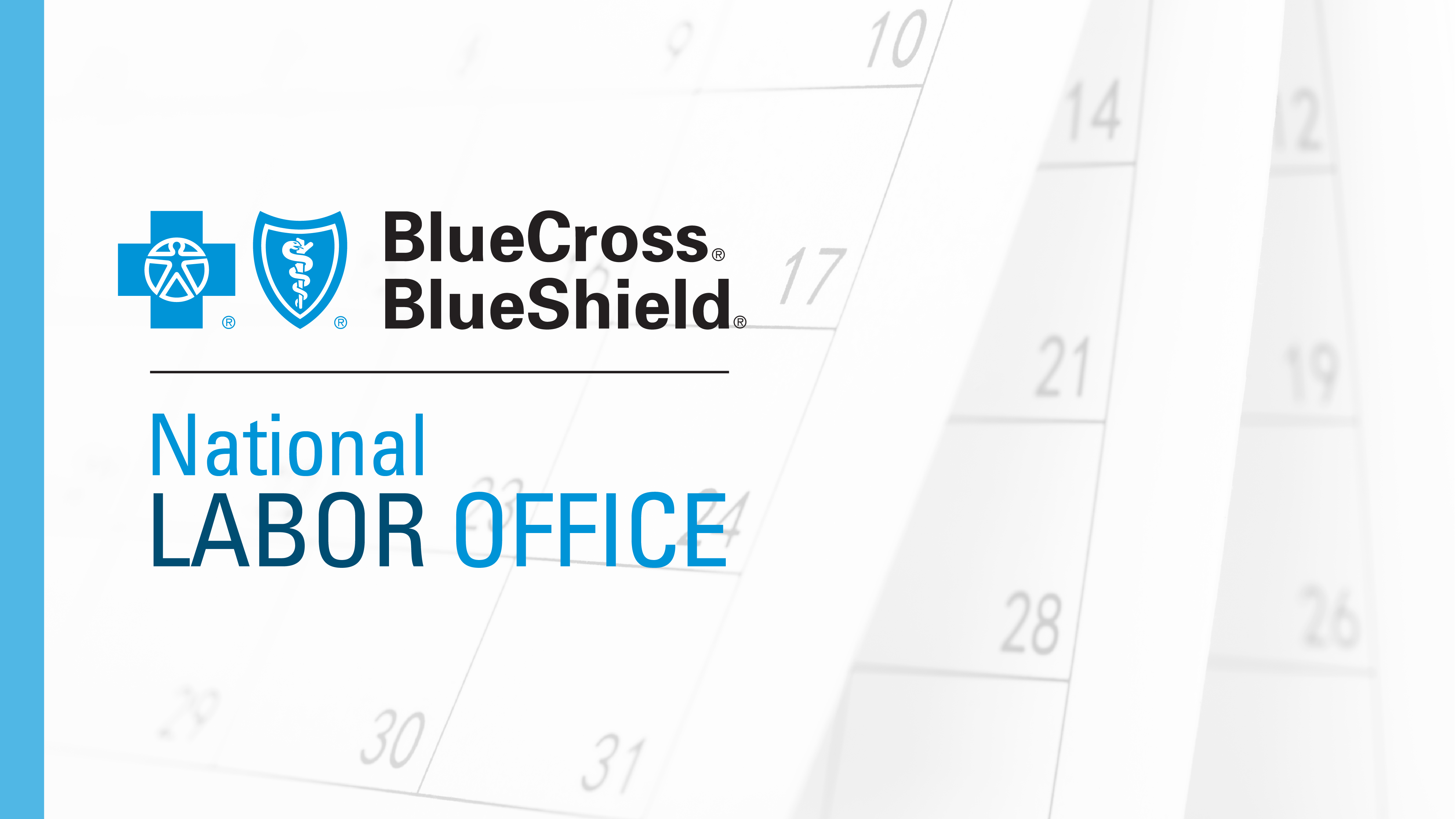 National Labor Offie Calendar